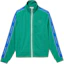 Buy Lacoste Green Logo Print High-Neck Zip-Up Long Sleeve Jacket SH0081L-HD2