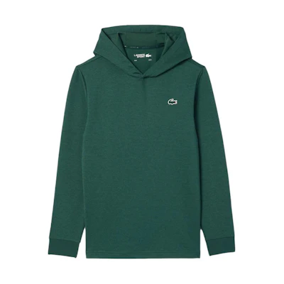 LACOSTE Green Stretch Pullover Hoodie Long-Sleeve Sweatshirt SH7501-IWG