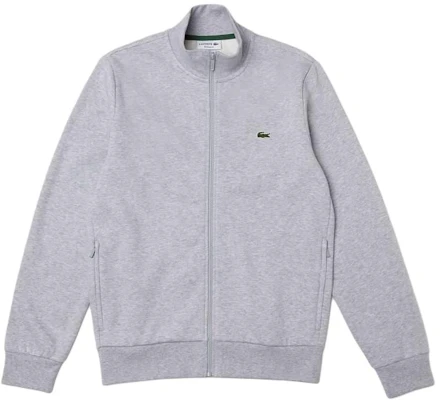 Lacoste Jaket Abu-Abu Zip-Up - Warna Solid Kerah Standar Casual Fit SH9622-CCA Order Lacoste Jaket Abu-Abu Zip-Up - Warna Solid Kerah Standar Casual Fit SH9622-CCA