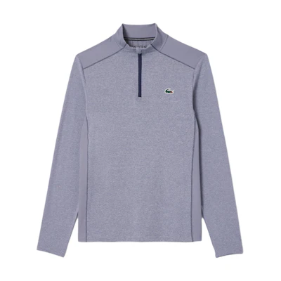 LACOSTE Half-Zip Stand Collar Sweatshirt - Light Purple SH7395-IUH