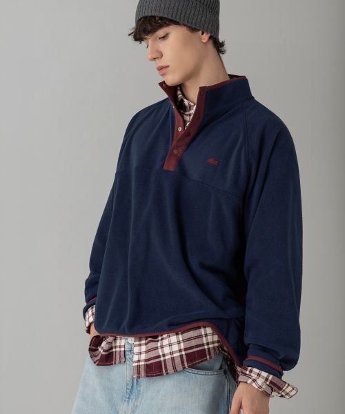 Order Lacoste 半開襟刷毛上衣 SH105M-56N 7EZ SH105M-56N7EZ