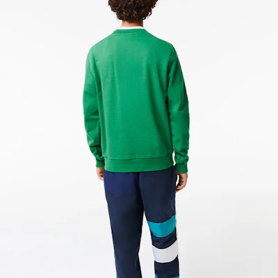 Lacoste Holiday Crewneck Pullover Sweatshirt Fluorescent Green SH1359-135911-LDM Shop Lacoste Holiday Crewneck Pullover Sweatshirt Fluorescent Green SH1359-135911-LDM