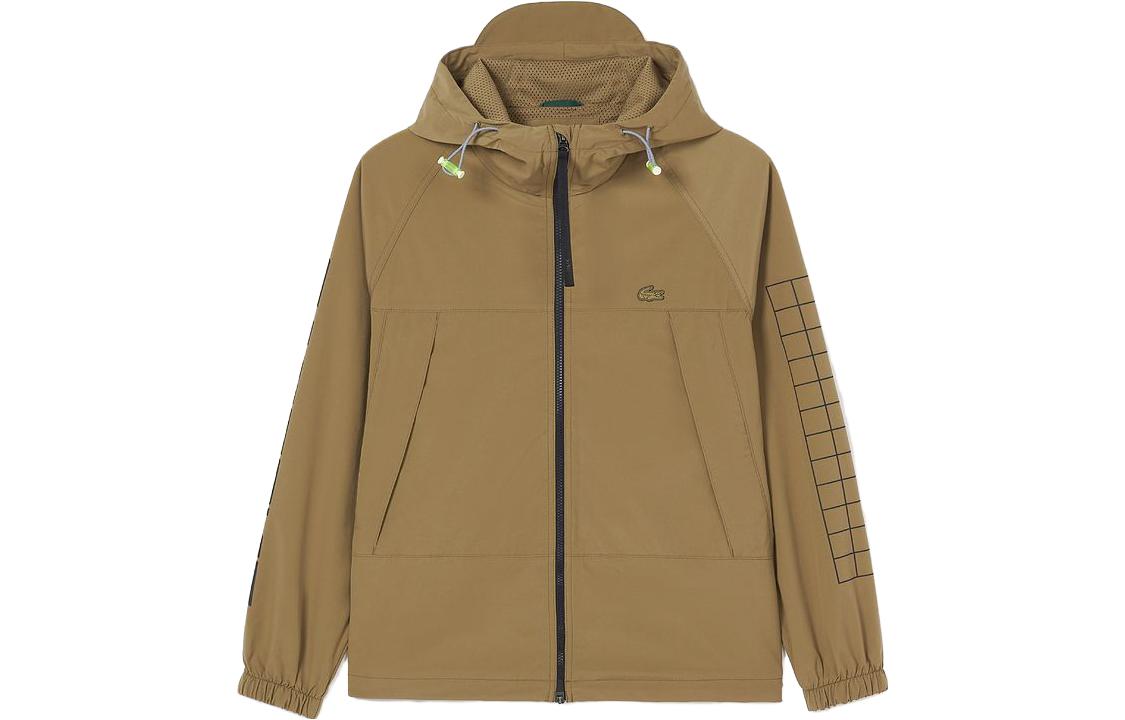 Purchase Lacoste Letter Print Zip-Up Hoodie Jacket - French Crocodile Style BH0161
