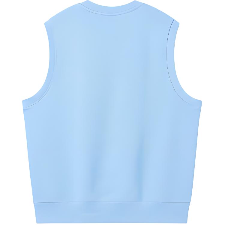 Lacoste Light Blue Sleeveless Crewneck Sweatshirt Relaxed Fit SH2948-HBP 圖 3