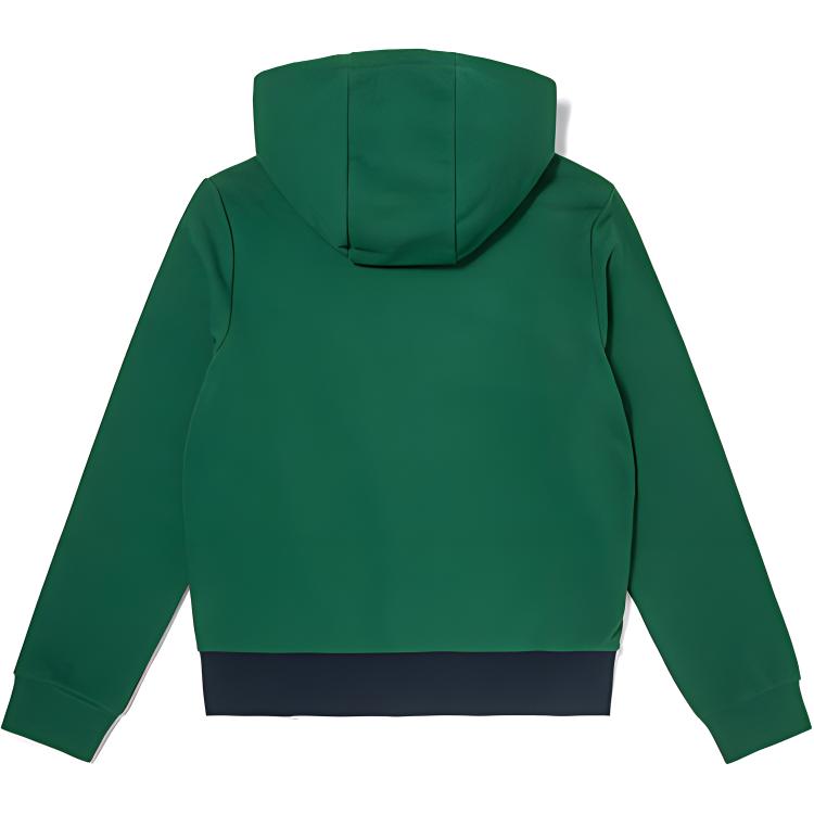 Lacoste Logo Print Outdoor Casual Zip Hoodie Dark Green SH6794-DGX 圖 3