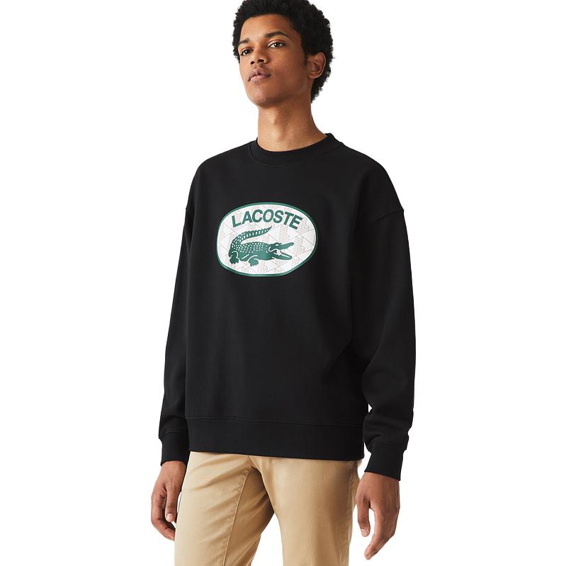 Lookbook Lacoste Loose Fit Logo Print Crewneck Sweatshirt SH2524-132009