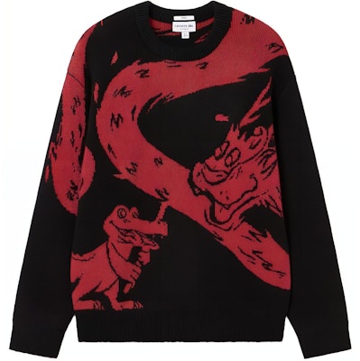 LACOSTE Lunar New Year Dragon Series Colorblock Sweater Unisex Black AH8266-939 Buy LACOSTE Lunar New Year Dragon Series Colorblock Sweater Unisex Black AH8266-939