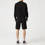 Shop Lacoste Men’s Black Pullover Raglan Sweatshirt SS22 Limited Edition SH2695-031