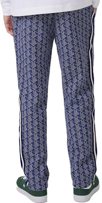 LACOSTE Men’s Blue Embroidered Animal Print Relaxed Fit Casual Pants. XH1440-QIE Shop LACOSTE Men’s Blue Embroidered Animal Print Relaxed Fit Casual Pants. XH1440-QIE