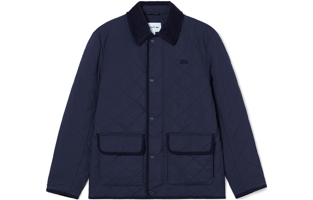 LACOSTE Men’s Fashionable Warm Padded Collar Jacket - French Design BH9334