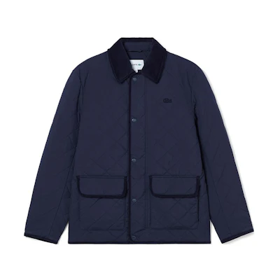 LACOSTE Men’s Fashionable Warm Padded Collar Jacket - French Design BH9334