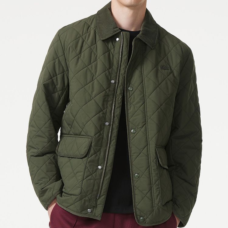 LACOSTE Men’s Fashionable Warm Padded Collar Jacket - French Design BH9334 圖 7
