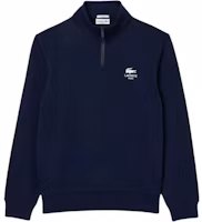 Order LACOSTE Midnight Blue High-Neck Embroidered Unisex Sweatshirt. SH2735-166