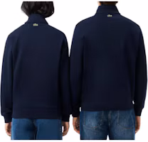 Purchase LACOSTE Midnight Blue High-Neck Embroidered Unisex Sweatshirt. SH2735-166