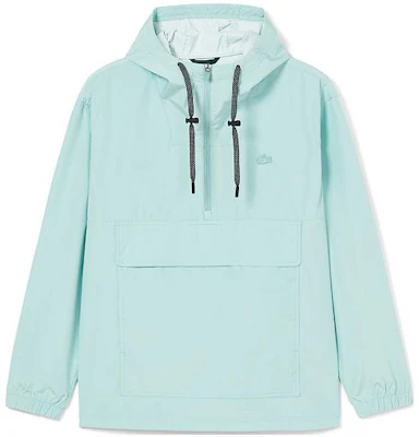 Lacoste Mint Green Hooded Jacket with Animal Logo Patch BH0144-LGF Order Lacoste Mint Green Hooded Jacket with Animal Logo Patch BH0144-LGF