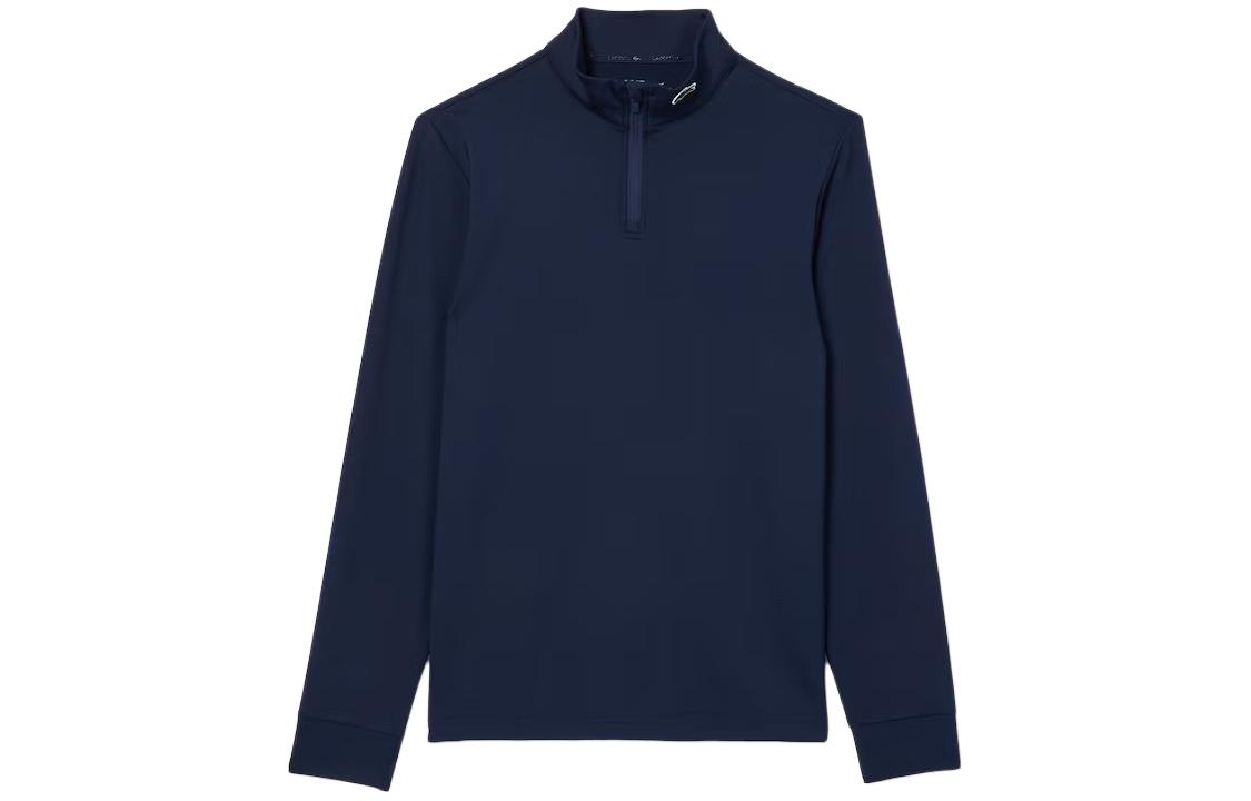 Order Lacoste Navy Blue Classic Long Sleeve Pullover Sweatshirt SH7502-423