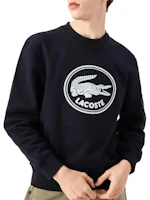 Lookbook Lacoste 海軍藍圓領字母印花長袖衛衣 SH7582-HDE
