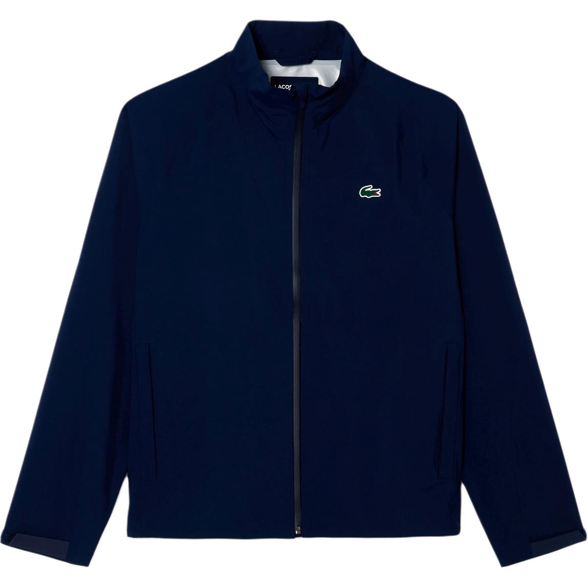LACOSTE Navy Blue Logo Badge Stand Collar Long Sleeve Jacket BH5044-423