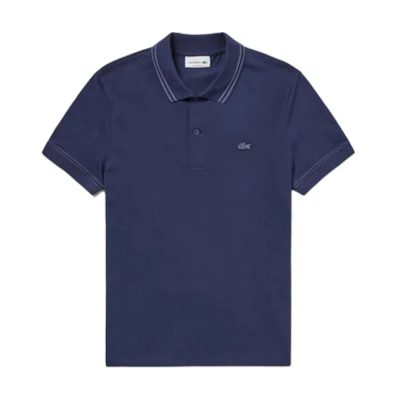Lacoste Navy Blue Retro Pullover Polo Short-Sleeve Sweatshirt PH0542-166
