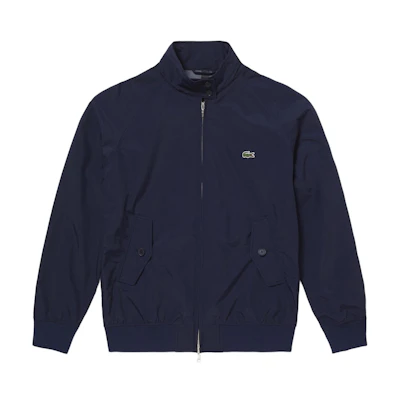 LACOSTE Navy Blue Solid Zip-Up Long-Sleeve Jacket BH063LJ-166