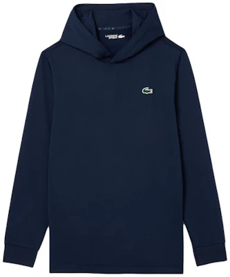 Lacoste Navy Blue Stretch Pullover Hoodie Long Sleeve Sweatshirt SH7501-166 Order Lacoste Navy Blue Stretch Pullover Hoodie Long Sleeve Sweatshirt SH7501-166