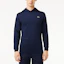 Lookbook Lacoste Navy Blue Stretch Pullover Hoodie Long Sleeve Sweatshirt SH7501-166