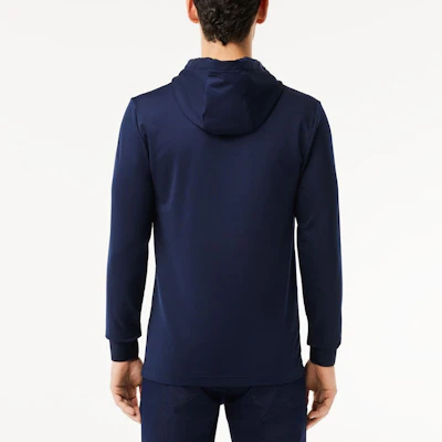 Lacoste Navy Blue Stretch Pullover Hoodie Long Sleeve Sweatshirt SH7501-166 Shop Lacoste Navy Blue Stretch Pullover Hoodie Long Sleeve Sweatshirt SH7501-166