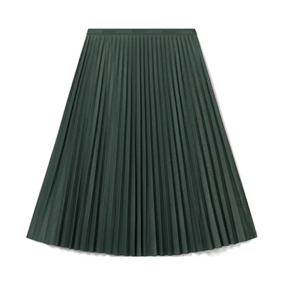 LACOSTE Pleated Parachute Skirt Casual Long Skirt Women’s Fashion. JF8050-SMI