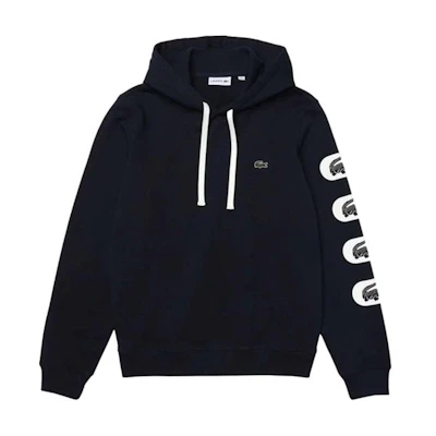 LACOSTE Printed Hoodie Pullover Long-Sleeve Sweatshirt SH6903