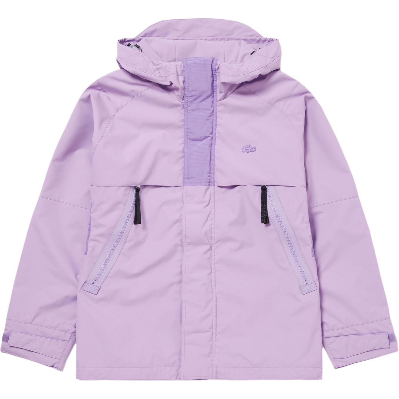 Lacoste Purple Solid Color Full-Zip Hoodie Jacket BH0544L-GFU
