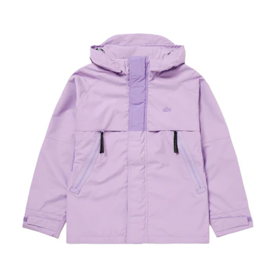Lacoste Purple Solid Color Full-Zip Hoodie Jacket BH0544L-GFU