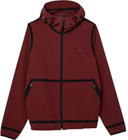 Lacoste Red Hooded Zip-Up Loose-Fit Jacket BH6181L-ZS1 Lacoste Red Hooded Zip-Up Loose-Fit Jacket BH6181L-ZS1