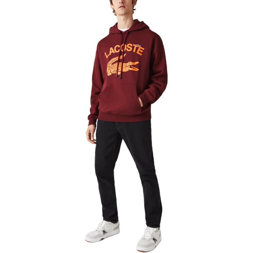Lacoste Red Logo Print Hoodie Long Sleeve Sweatshirt SH0107L-ZS1 圖 3