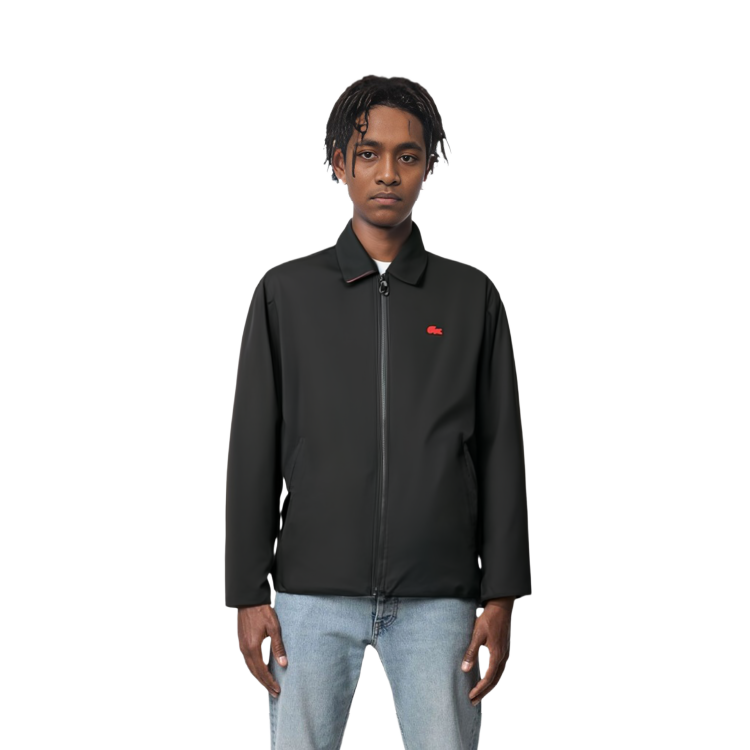 Purchase Lacoste Reversible Jacket Lunar New Year Edition Black/Red拼 BH4756-98