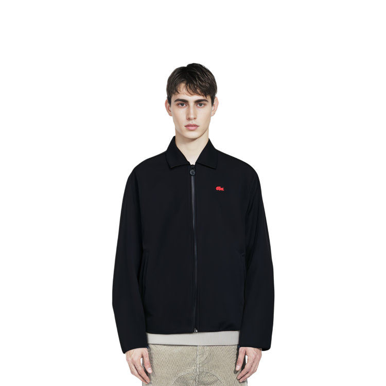 Details for Lacoste Reversible Jacket Lunar New Year Edition Black/Red拼 BH4756-98