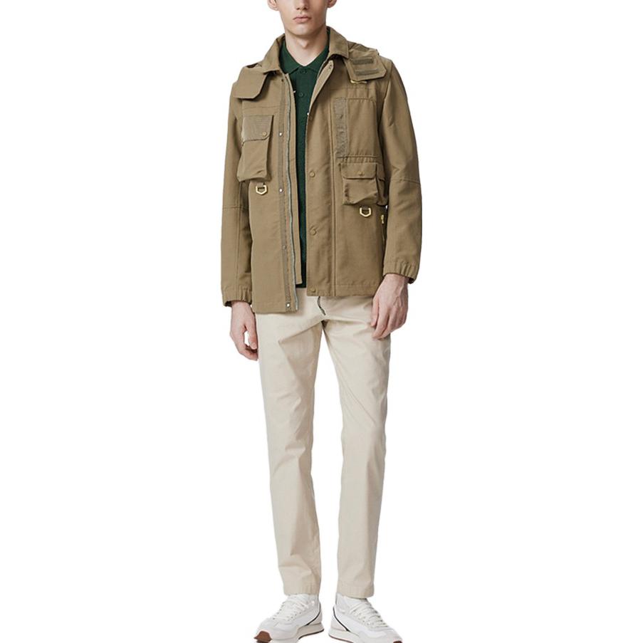 Purchase Lacoste Short Hooded Jacket Military Green BH9501-PR6
