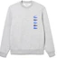 Order Lacoste Silver Grey Crewneck Sweatshirt with Logo Design SH3581-CCA