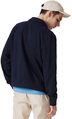 Lacoste Slim Fit Jaket Polo Ritsleting Warna Polos SH9887-138055 1