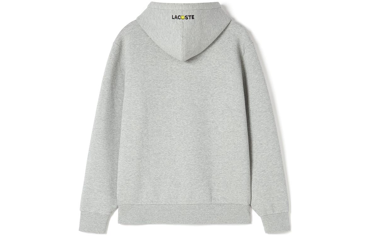 Lookbook LACOSTE Hoodie Muka Senyum Unisex Kelabu SH9276-4JV