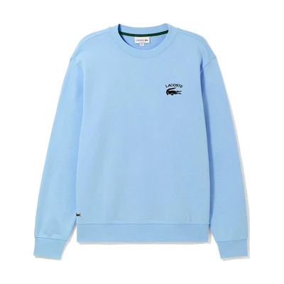 Lacoste Solid Color Crewneck Sweatshirt Light Blue SH9659-135882-HBP