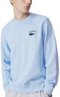 Lookbook Lacoste 素色圓領長袖衛衣 淺藍色 SH9659-135882-HBP