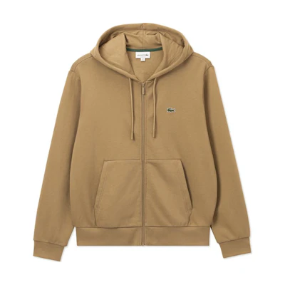 Lacoste Solid Color Hoodie Cookie Brown Long Sleeve Sweatshirt SH1642-SIX