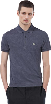 LACOSTE 素色Logo印花Polo衫-藍灰色。 PH6348-HAU Lookbook LACOSTE 素色Logo印花Polo衫-藍灰色。 PH6348-HAU