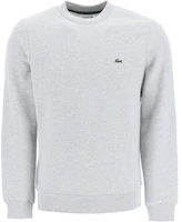 LACOSTE Solid Embroidered Crewneck Sweatshirt Gray SH9608CCA LACOSTE Solid Embroidered Crewneck Sweatshirt Gray SH9608CCA