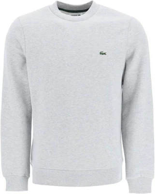 LACOSTE Sweatshirt Abu-abu Crewneck Bordir Solid SH9608CCA Buy LACOSTE Sweatshirt Abu-abu Crewneck Bordir Solid SH9608CCA