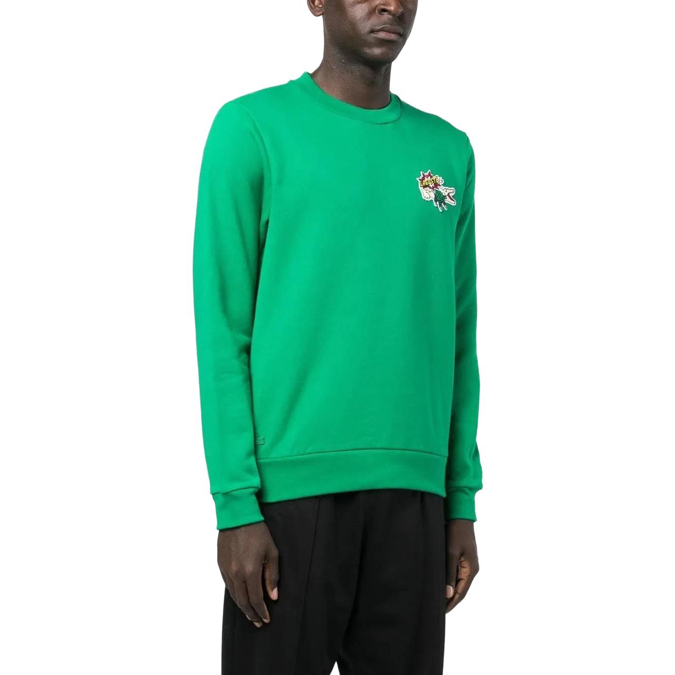 Lacoste Solid Green Sweatshirt SH1359LDM 圖 5