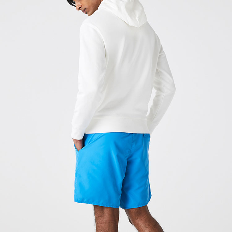 Purchase LACOSTE SS22 Hoodie Putih dengan Cetakan Logo. SH2778-M68