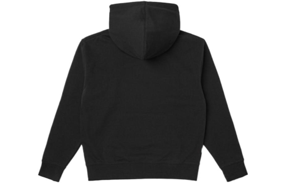 Lookbook Lacoste SS22 Black Logo Print Hoodie Long Sleeve Sweatshirt SH2778-DNQ