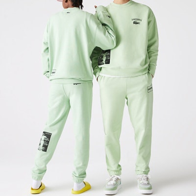 라코스테 SS22 유니섹스 로고 프린트 크루넥 긴팔 맨투맨 라이트 그린. SH2788-HEE Shop 라코스테 SS22 유니섹스 로고 프린트 크루넥 긴팔 맨투맨 라이트 그린. SH2788-HEE