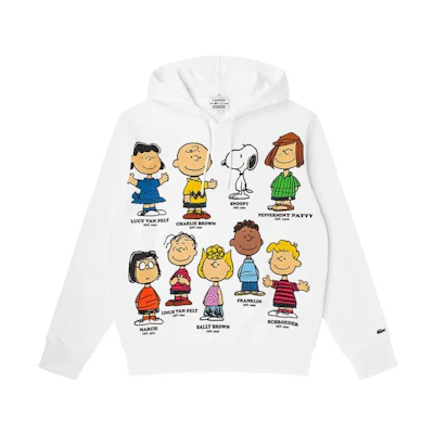 Lacoste SS23 Casual Cartoon Letter Print Hoodie Unisex SH7758